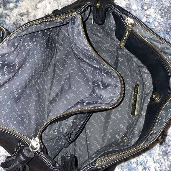 Black Olivia + Joy Bag Tassel Duffle Bag - Picture 4 of 5